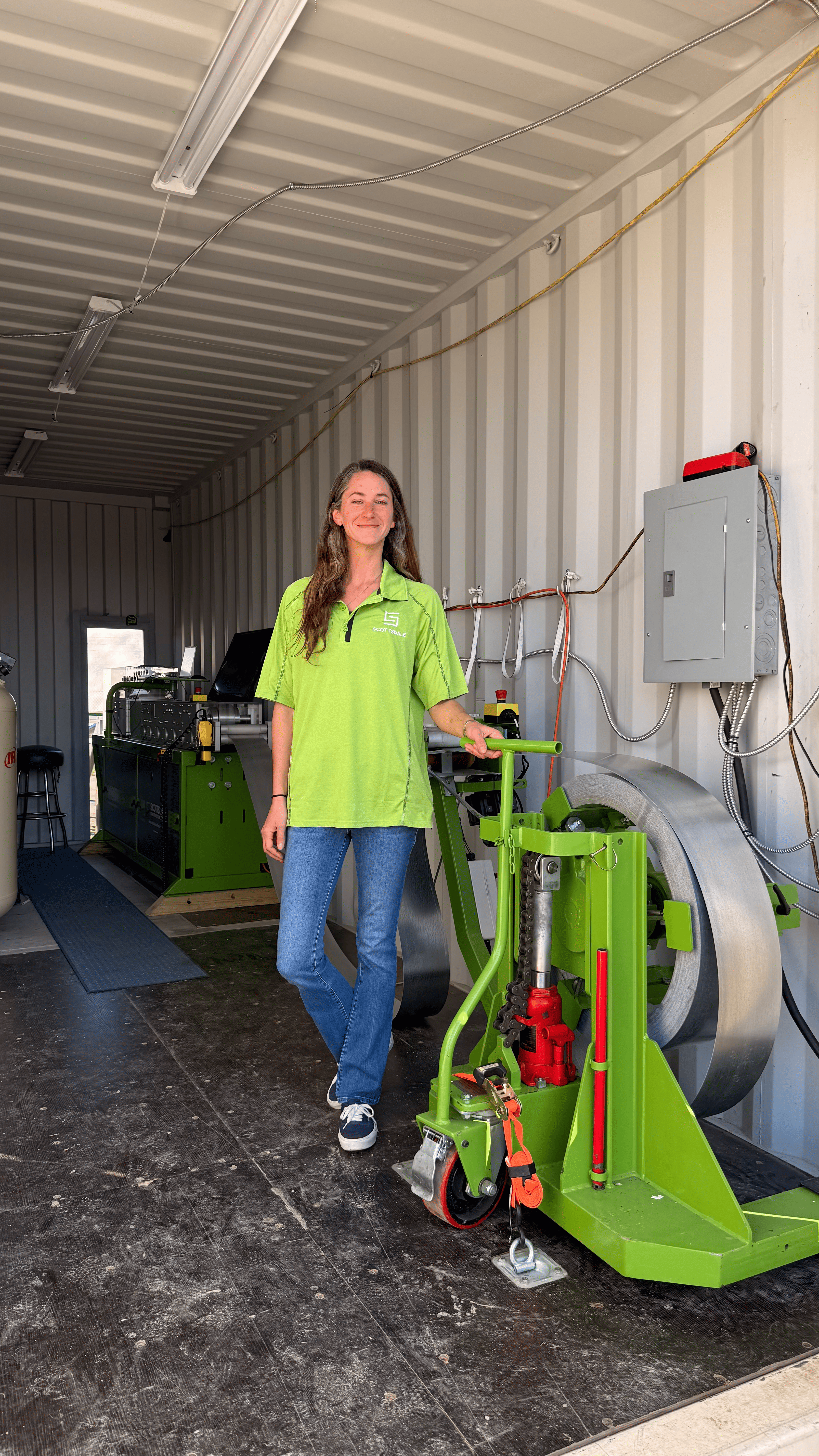Scottsdale cylinder machine setup
