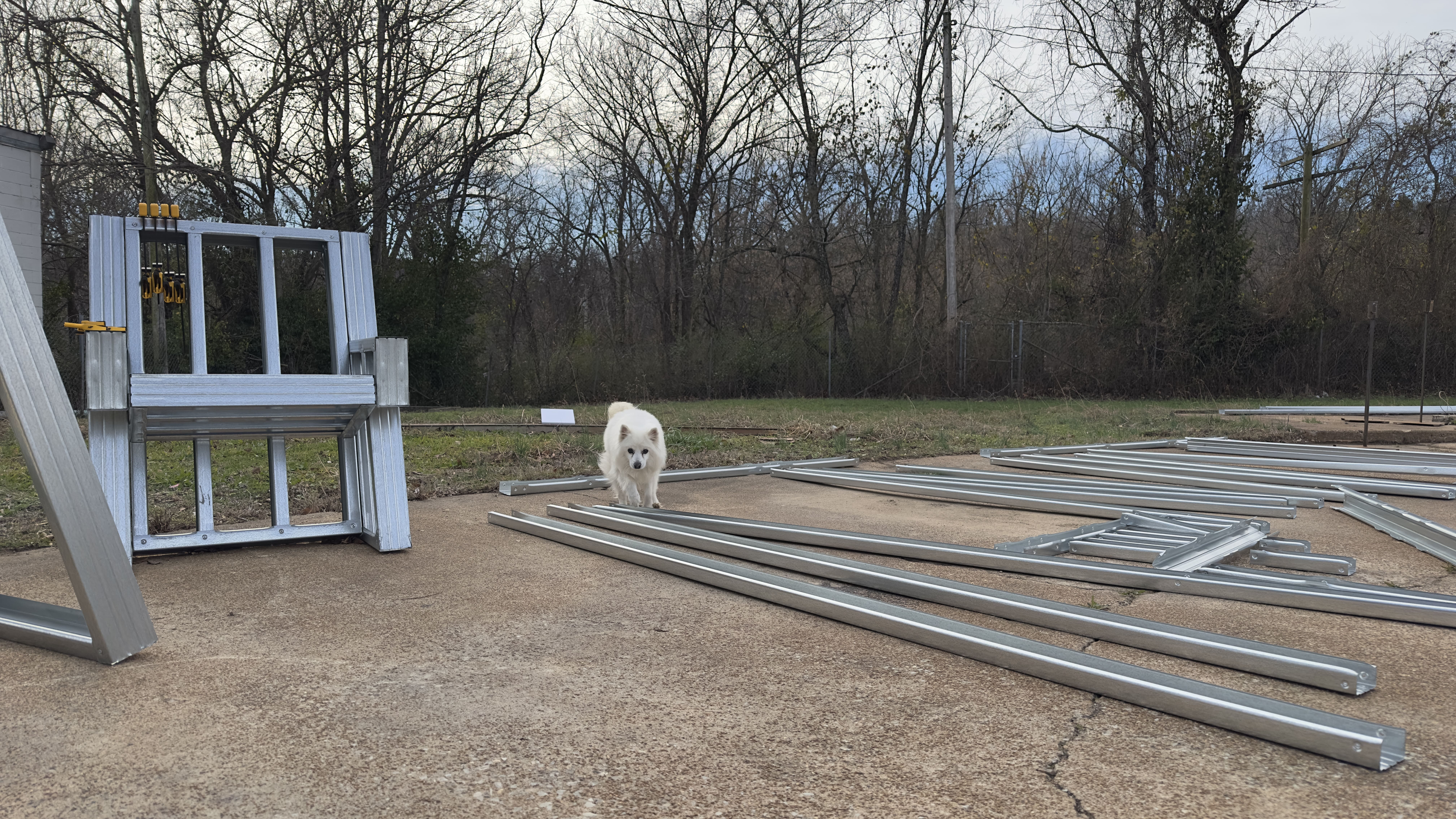 Custom steel frame panels